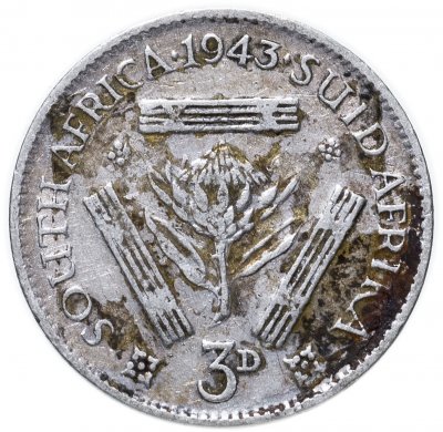 купить ЮАР 3 пенса (pence) 1943