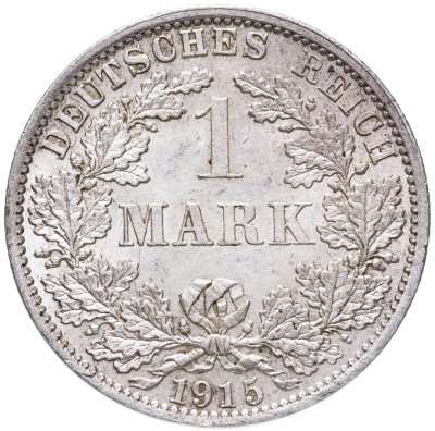 купить Германская Империя 1 марка 1915 A знак монетного двора: "A" - Берлин