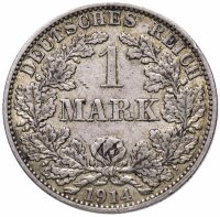 купить Германия (Германская империя) 1 марка 1914 "А"