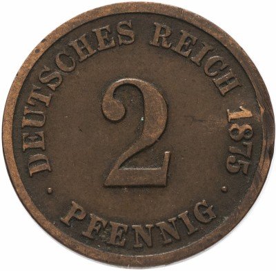 купить Германия 2 пфеннига 1875