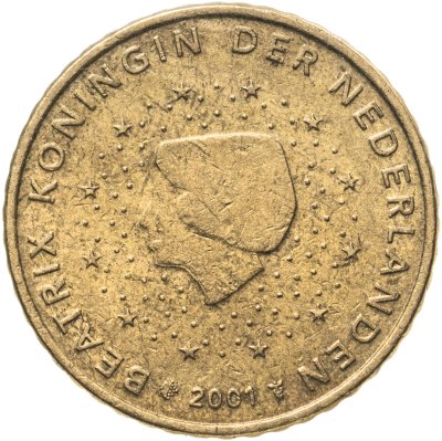 купить Нидерланды 50 евроцентов (cents) 1999-2001