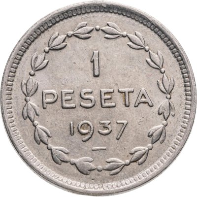 купить Испания, Страна Басков 1 песета 1937