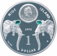 купить Ниуэ 1 доллар 2012 "Великие полководцы - Ганнибал" с сертификатом
