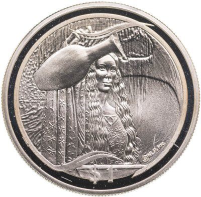 купить Новая Зеландия 1 доллар 2003 "Властелин Колец - Зеркало Галадриэль"