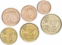 купить Нидерланды набор монет от 1 до 50 евро центов 2013 (6 штук)