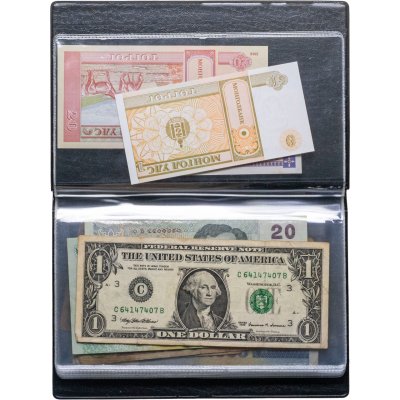 купить Альбом банкнот Мира: Америка, Европа, Азия, 35 штук