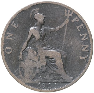 купить Великобритания 1 пенни (penny) 1901