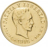 Купить Куба 2 песо 1916