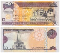 купить Доминиканская республика 50 песо 2012 (Pick 183b)