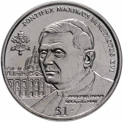купить Сьерра-Леоне 1 доллар (dollar) 2005 "Бенедикт XVI"