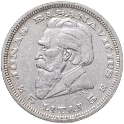 купить Литва 5 лит 1936