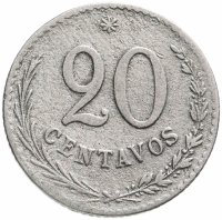 купить Парагвай 20 сентаво (centavos) 1900