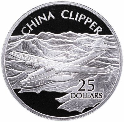купить Соломоновы острова 25 долларов 2003 "Самолеты мира: Мартин M-130 Чайна клиппер"
