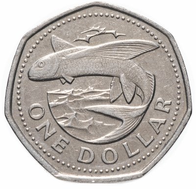 купить Барбадос 1 доллар (dollar) 1988-2005, случайная дата