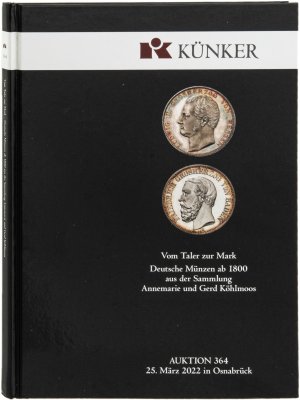 купить Аукционный каталог Kunker "Аукцион 364" 2022