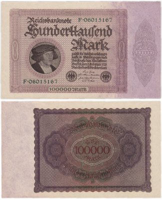 купить Германия 100000 марок 1923