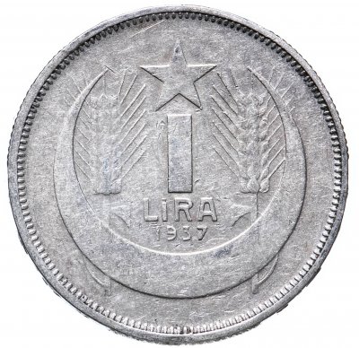 купить Турция 1 лира (lira) 1937