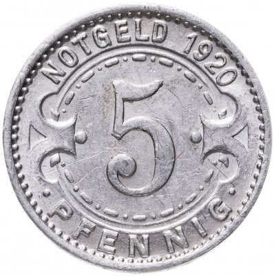 купить Германия (Виттен) нотгельд 5 пфеннигов 1920