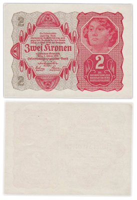 купить Австрия 2 крона 1922
