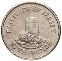 купить Джерси 5 пенсов (pence) 1992