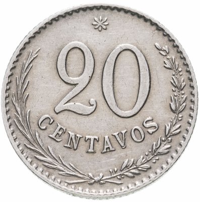 купить Парагвай 20 сентаво (centavos) 1903