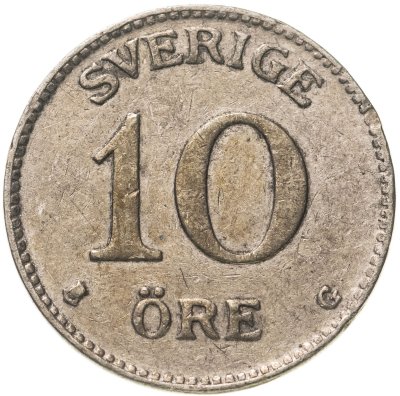 купить Швеция 10 эре (ore) 1942 Щит на аверсе (Старый тип)