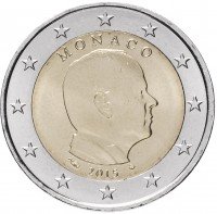 Купить Монако 2 евро 2015