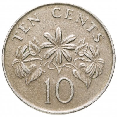 купить Сингапур 10 центов (cents) 1992-2012, случайная дата