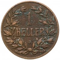 купить Германская Восточная Африка 1 геллер 1908 "J"