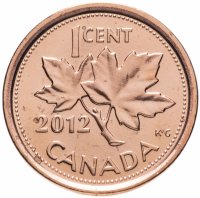 Купить Канада 1 цент (cent) 2012