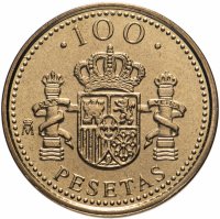 Купить Испания 100 песет (pesetas) 1998-2000