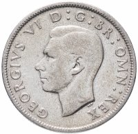 купить Великобритания 2 шиллинга 1937-1946, случайная дата