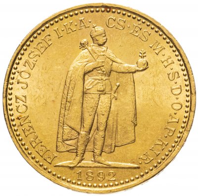 купить Австро-Венгрия 20 крон (korona) 1892 монета для Венгрии