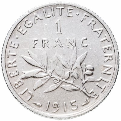 купить Франция 1 франк (franc) 1915