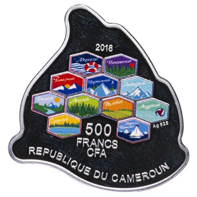 купить 500 франков 2018 Камерун "Артек"