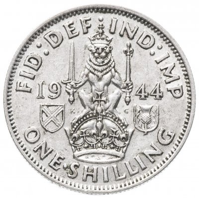 купить Великобритания 1 шиллинг (shilling) 1944 Шотландский шиллинг - лев, сидящий на короне