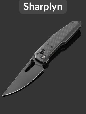 купить Складной нож HIGHTRON Sharplyn (HK01BLK), сталь 14C28N, рукоять G-10