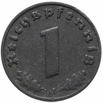 купить Германия (Третий рейх) 1 рейхспфенниг (reichspfennig) 1943 J