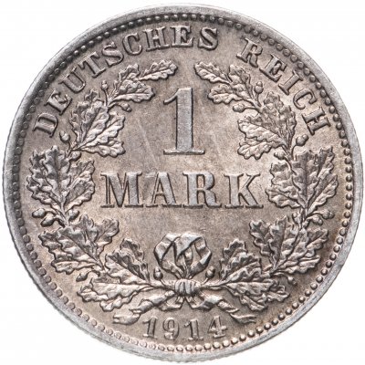 купить Германия (Германская империя) 1 марка 1914 "D"