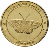 купить Украина монетовидный жетон 1 злотник 2019 "Красная книга Украины-Люцина"
