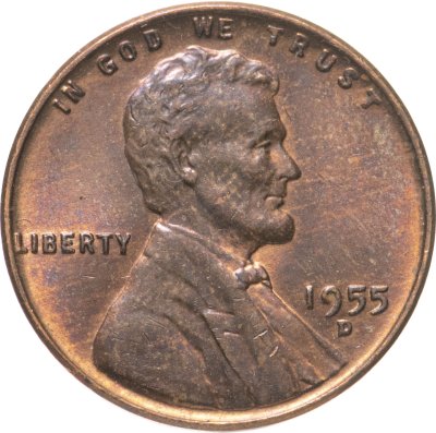 купить США 1 цент 1955 D