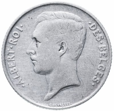 купить Бельгия 1 франк (franc) 1910-1918, случайный год
