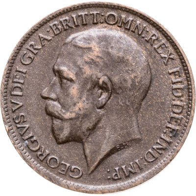 купить Великобритания 1 фартинг (farthing) 1919