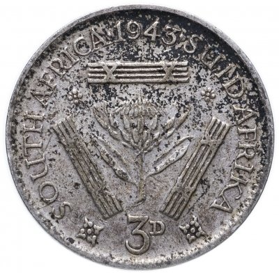 купить ЮАР 3 пенса (pence) 1943
