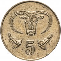 купить Кипр 5 центов 1983-2004, случайная дата