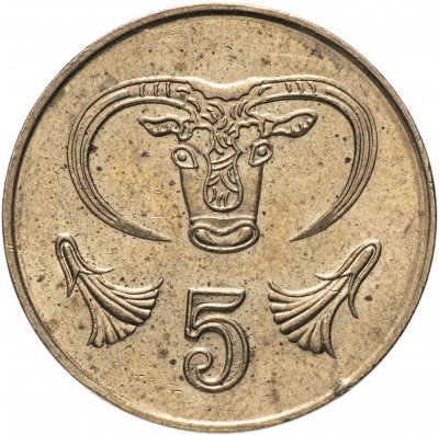 купить Кипр 5 центов (cents) 1991-2004, случайная дата