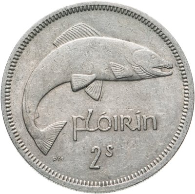 купить Ирландия 2 шиллинга (флорин, shillings) 1966
