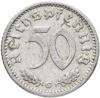 купить Германия (Третий рейх) 50 рейхспфеннигов (reichspfennig) 1935 G