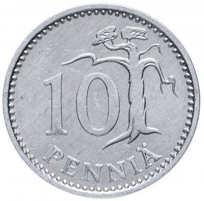 купить Финляндия 10 пенни 1988