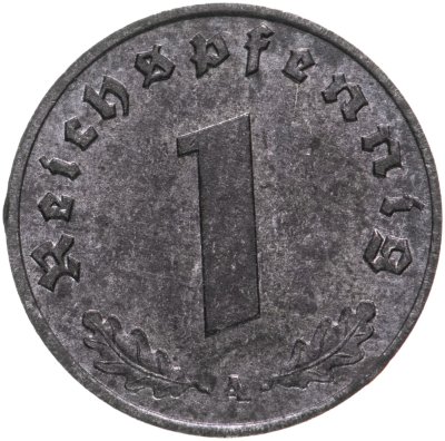 купить Германия - Третий рейх 1 рейхспфенниг 1941 "A"